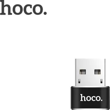 Adapter USB Hoco UA6, USB C në USB, i zi