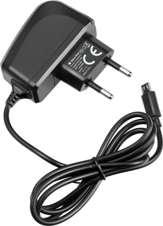 Karikues rrjeti Blue Star TFK-TC-1095B, micro USB, 1A, i bardhë - 3