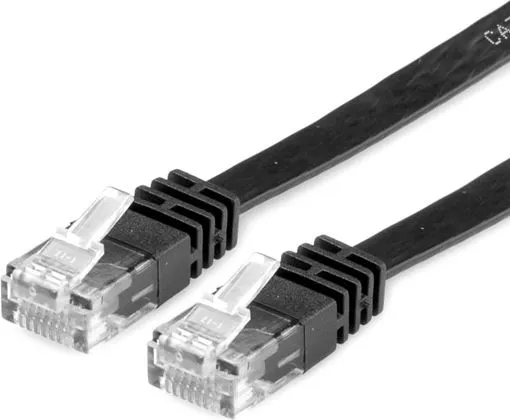 Kabllo Value, UTP, CAT6, 3m, e zezë - 1
