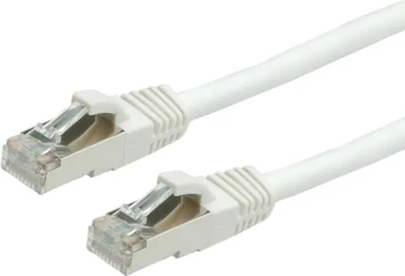 Kabllo rrjeti Value PatchCord, Cat6 S FTP, 1m, e bardhë - 1