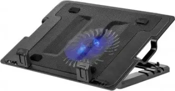 Bazë ftohëse për laptop REBEL KOM1051, me ventilatorë, e zezë