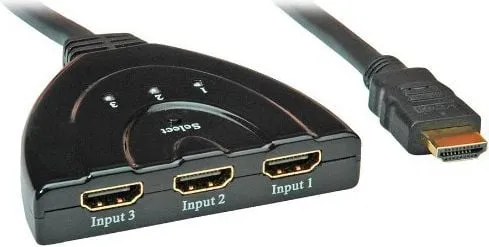 Përçues HDMI VALUE 3 portë, Full HD, i zi - 1