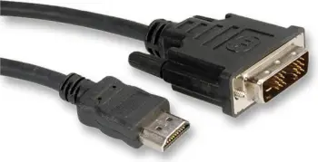 Kabllo HDMI në DVI Roline 11.04.5553, 10m, i zi