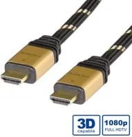 Kabllo HDMI Roline 11.04.5502, 1.4, 2m, e zezë - 1