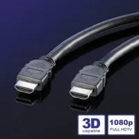 Kabllo HDMI Roline 11.04.5541, HDMI A, 1m, i zi - 1