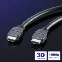 Kabllo HDMI Roline 11.04.5541, HDMI A, 1m, i zi
