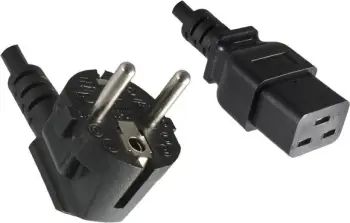 Kabllo rryme Roline Schuko IEC320 C19, 16A 250V, 2m, e zezë