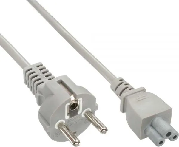 Kabllo rryme InLine 16656A, Type F, prizë Mickey Mouse, 1.8m, gri - 1
