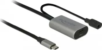 Kabllo USB Delock USB C në USB C, 5 m, 5 Gbps, e zezë