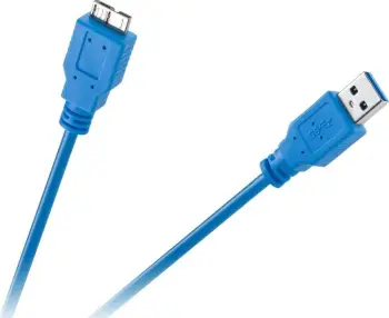 Kabllo USB 3.0 AM në Micro B, 1.8m, e zezë