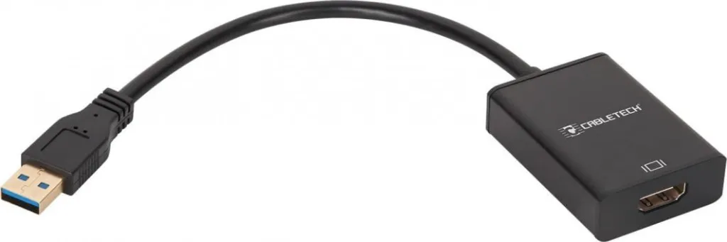 Adapter USB 3.0 në HDMI Cabletech, Full HD, i zi - 1