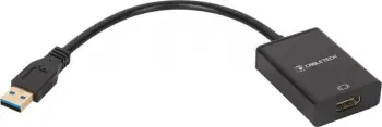 Adapter USB 3.0 në HDMI Cabletech, Full HD, i zi