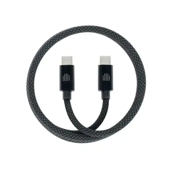 Dviced Magnetic Braided Cable USB-C To USB-C, 1,25m, Dark Grey