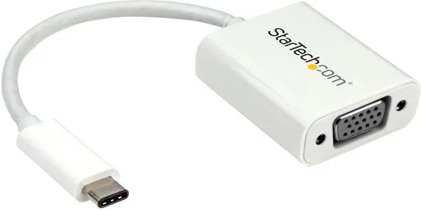 Kabllo StarTech USB C - VGA (CDP2VGAW), e bardhë - 1