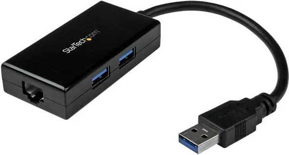 Adapter USB në Ethernet StarTech.com USB 3.0, Gigabit 10/100/1000, kabllo 30cm, i zi - 1