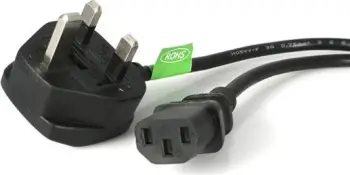 Kabllo energjie StarTech BS 1363 - C13 UK (PXT101UK3M), 3 m, e zezë