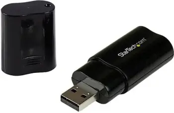 Kartë zanore USB StarTech ICUSBAUDIOB, dalje 3.5mm, hyrje mikrofon, e zezë