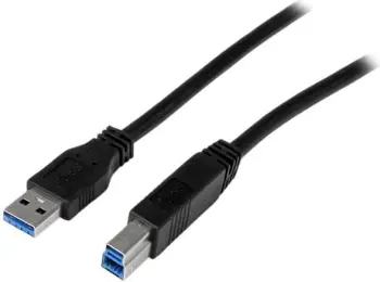 Kabllo USB StarTech USB3CAB2M, USB 3.0 A në B, 2m, e zezë