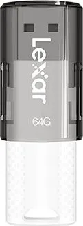 USB Lexar JumpDrive S60, 64GB, USB 2.0, i bardhë - 1