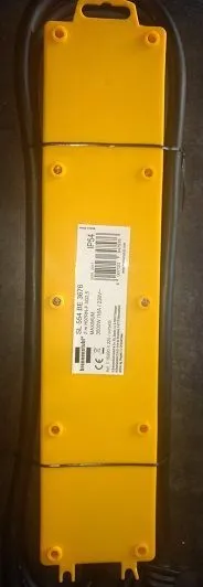 Fishe zgjatuese Brennenstuhl Super-Solid, 5 prizë, 2 m, e verdhë - 2