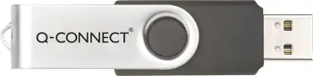 USB Q-Connect KF41512, 8GB, USB 2.0, e bardhë