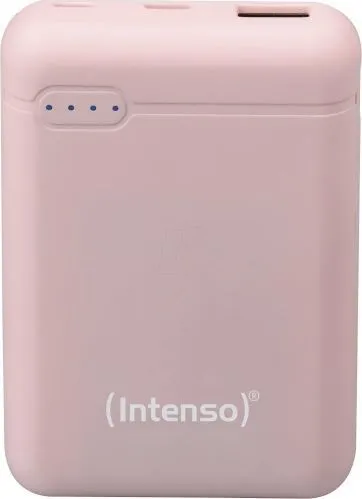Karikues portativ Intenso XS5000, 5000mAh, USB A Type C, rozë - 1