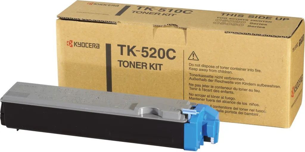 Toner Kyocera TK-520C, origjinal, cian - 1