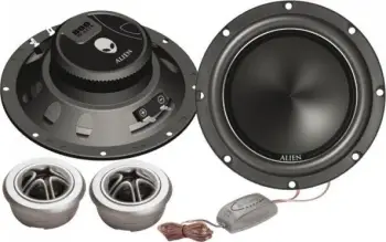 Altoparlantë veture PeiYing PY-BG620CT6 Alien, set, 150W, 6.5", të zinj