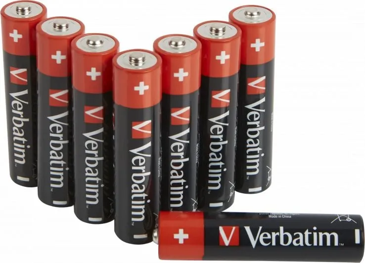 Bateri alkaline Verbatim AAA R03, 1.5V, 8 copë - 1