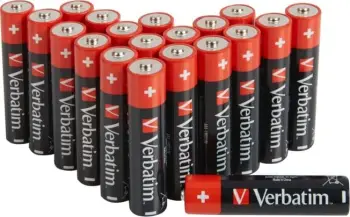 Bateri alkaline Verbatim AAA R03, 1.5V, 20 copë