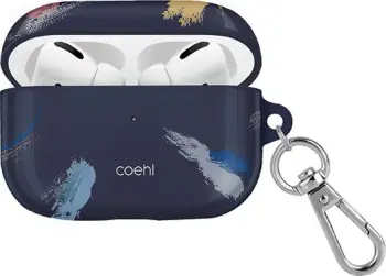 Mbulesë mbrojtëse UNIQ Coehl Reverie për AirPods Pro, me varëse, blu