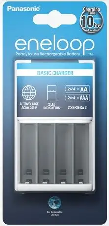Karikues baterish Panasonic BQ-CC51E, 4x AA AAA, 10 orë, i bardhë