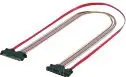 Kabllo Mcab SATA 22-pin - SATA 22-pin (7008018), 0.5m, e kuqe
