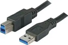 Kabllo USB M-Cab, USB 3.0 Type A në Type B, 3m, e zezë