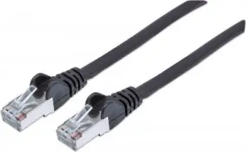 Kabllo rrjeti Intellinet Cat.6 S/FTP, RJ-45 në RJ-45, 1m, i zi