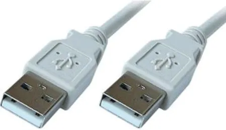 Kabllo USB PremiumCord USB 2.0 A-A M/M, 2m, gri - 1