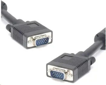 Kabllo VGA PremiumCord kpvmc15, D Sub mashkull mashkull, 15m, e zezë