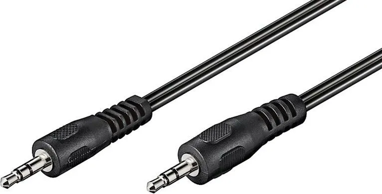 Kabllo audio PremiumCord kjackmm3, Jack 3.5mm në Jack 3.5mm, 3m, e zezë - 1