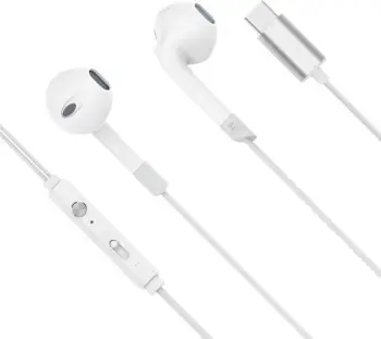 Kufje in ear Kruger&Matz C2, USB C, me mikrofon, të bardha