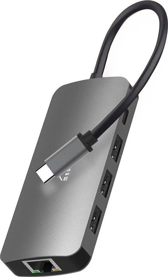 Hub USB-C Media-Tech MT5044 8në1 - 1