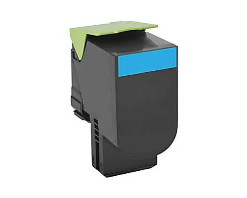 Kasetë toneri Lexmark 80C0S20 Cyan, 2000 faqe, blu - 1