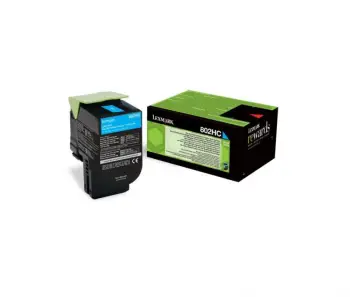 Toner Lexmark 80C2HC0, cyan, origjinal