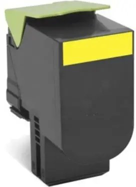 Toner Lexmark 80C2HYE, origjinal, 3000 faqe, i verdhë