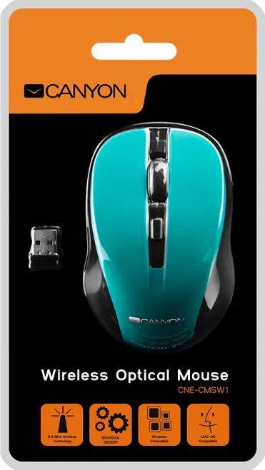 Mouse pa tela Canyon CNE-CMSW1, 3 nivele DPI, i zi - 2