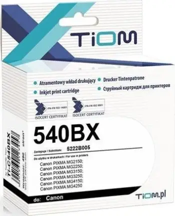 Bojë printeri Tiom Ink për Canon 540BX 5222B005, 15ml, e zezë