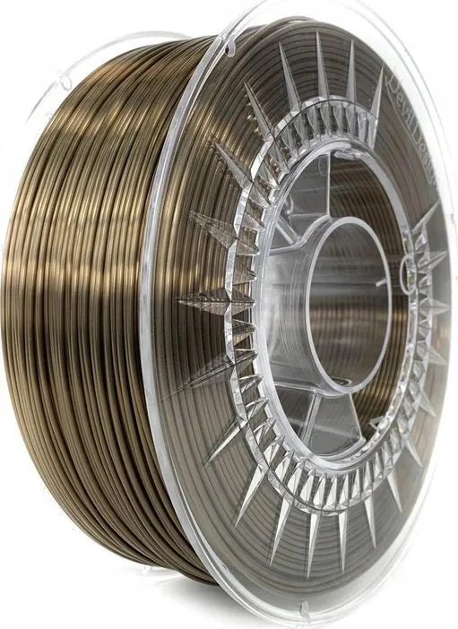 Filament 3D Devil Design PLA Silk, 1.75mm, 1kg, bronz kafe - 1
