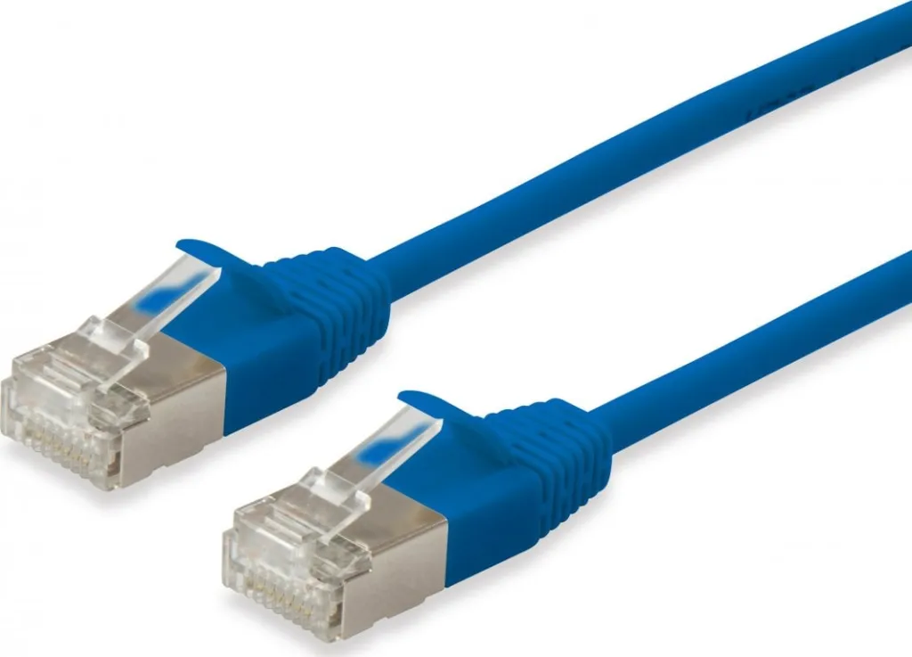 Kabllo rrjeti Equip Patch Cable Cat6A S FTP, 3m, Slim, blu - 2