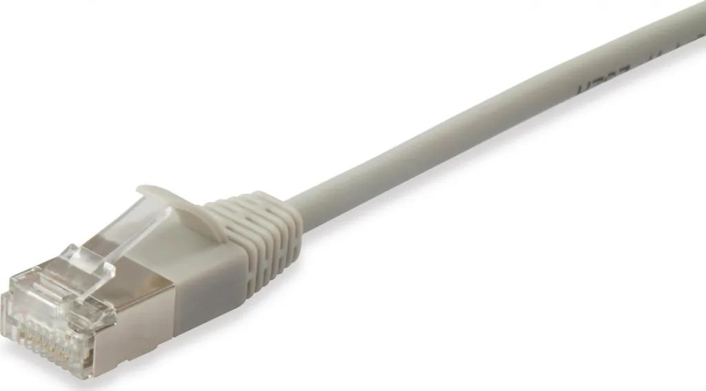 Kabllo rrjeti Equip Patch Cat6A, 10m, S FTP Slim, bezhë - 1