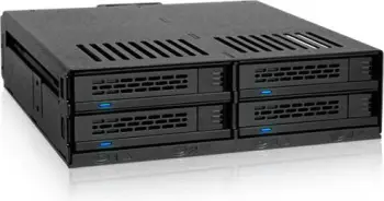 Kuti montimi Icy Dock MB324SP-B, 4x 2.5" SAS SATA, për bay 5.25"