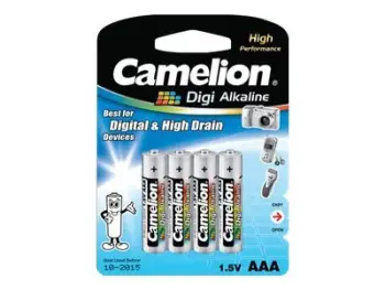 Bateri alkaline Camelion LR03 BP4DG, AAA, paketim 4 copë